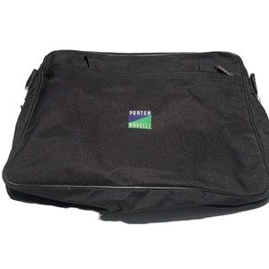 Canvas laptop bag/briefcase. GC.